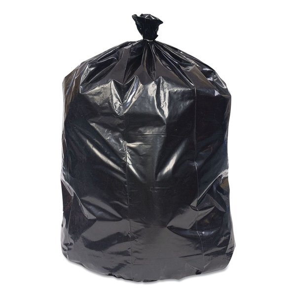 Coastwide Professional 60 gal Trash Bags, 38 in x 58 in, Extra Heavy-Duty, 1.8 mil, Black, 100 PK CW18207/X7658WK
